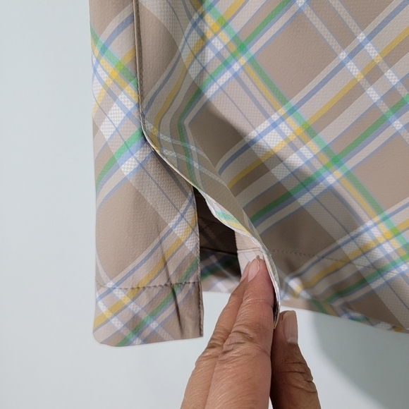 Callaway Women's Gray/Green Golf/Tennis Skort Size 14 Front Back Pockets EUC - Picture 5 of 10